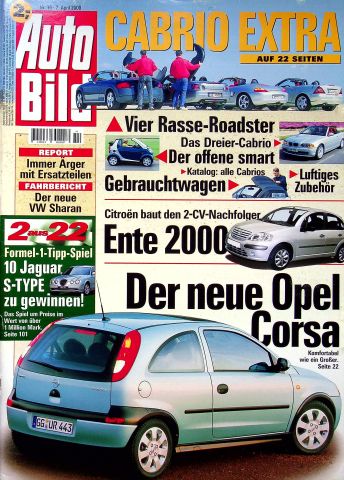 Deckblatt Auto Bild (14/2000)